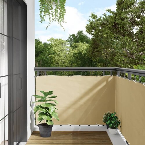 vidaXL Vrtno platno za zasebnost krem 500x90 cm PVC Cene