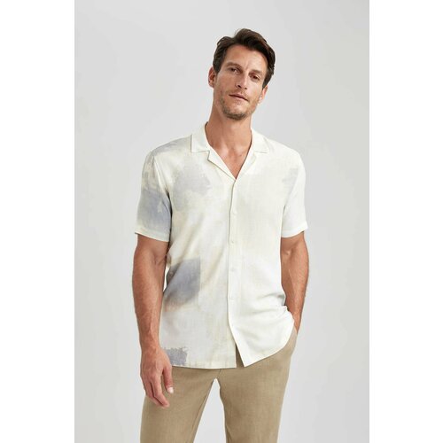 Defacto Modern Fit Woven Printed Short Sleeve Shirt Slike