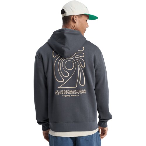 Quiksilver Sportska sweater majica &amp;#039;Salt Water&amp;#039; bež / tamo siva Slike
