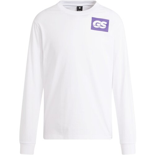 G-star Raw Majica sivka / črna / bela Slike