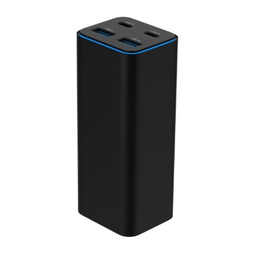 Gembird USB punjač 2xType-C + 2xUSB-A 4-port 100 W GaN USB PowerDelivery fast charger, black, GEMBIRD, TA-UC-2A2C-PD100-01-BK Slike