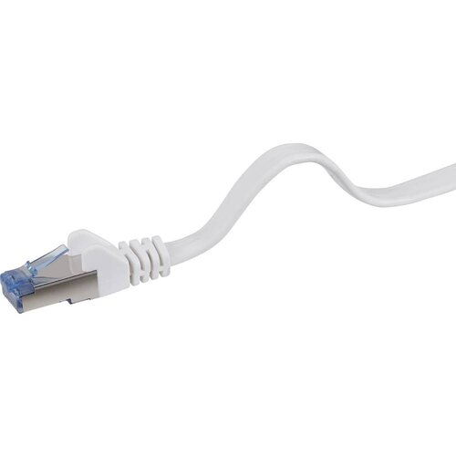 Renkforce RF-4149837 RJ45 omrežni kabel\, Patch kabel CAT 6a U/FTP 0.50 m siva visoko fleksibilno\, z za&scaron;čitnim zapornim zatičem\, ognjevaren 1 kos, (20417817) Cene