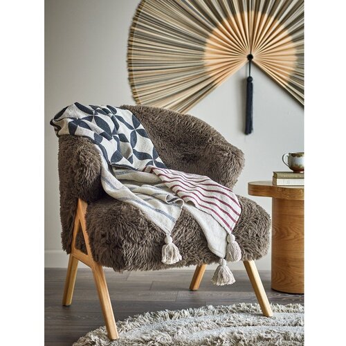 Bloomingville Odeja iz me&amp;scaron;anice bombaža 130x155 cm Forma &amp;ndash; Slike