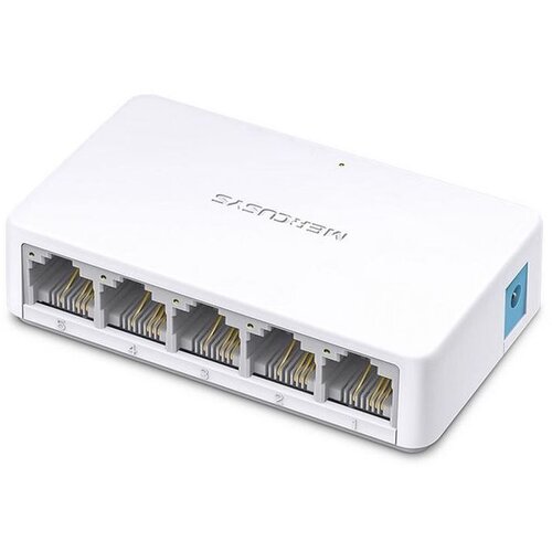  lan switch mercusys MS105 v2.30 5port 10/100Mbps mini desktop switch (72283) Slike