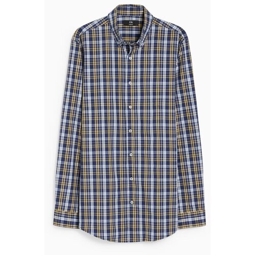 CA Muška košulja dugih rukava, Slim fit, Teget Cene
