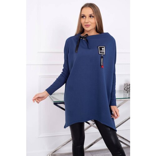 Kesi Oversize sweatshirt with asymmetrical hips jeans Cene