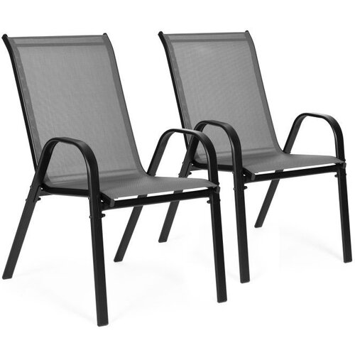 MULTIGARDEN Set od 2 baštenske stolice dark grey Cene