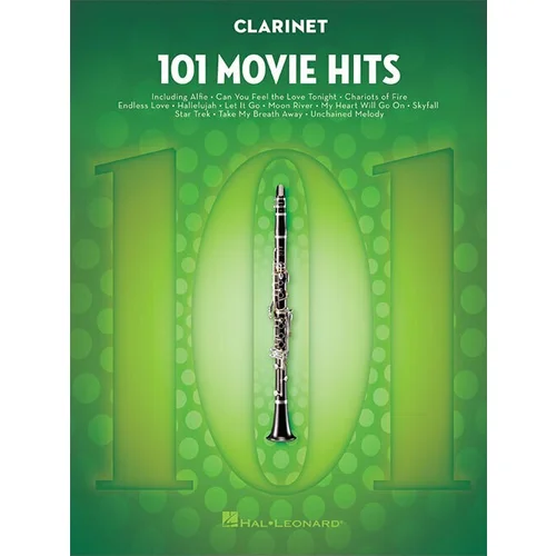 Hal Leonard 101 Movie Hits For Clarinet Nota