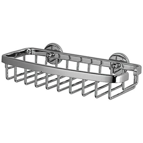 Tesa Kupaonska tuš polica AL136CR (22 x 10,2 x 5 cm, Krom, Sjaj) Cijene