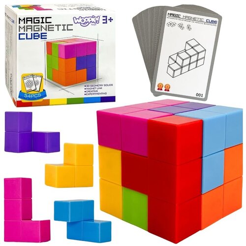 Woopie puzzle tetris kocka sa setom karata Slike