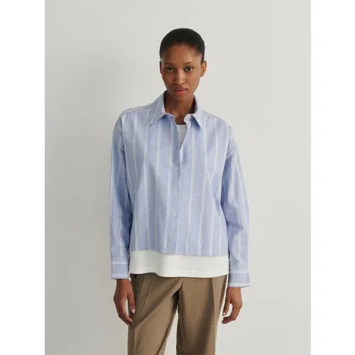 Reserved Ladies` blouse - modra