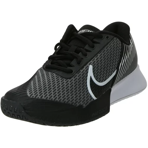 Nike Športni čevelj 'Court Air Zoom Vapor Pro 2' črna / bela