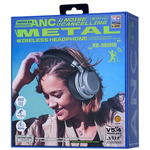  Bluetooth slu&scaron;alice REMAX ANC RB-980HB, Braon Cene