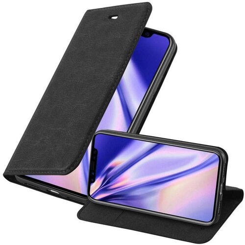 Cadorabo Ohi&amp;scaron;je, združljivo z Apple iPhone XR v nočna črna - Za&amp;scaron;čitni ovitek z magnetnim zapiranjem, stoječo funkcijo in režo za kartice, (20549147) Slike