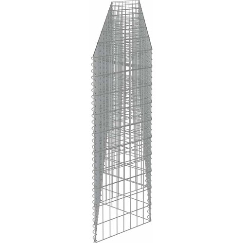  Gabionski zid od pocinčanog čelika 450 x 30 x 100 cm Slike