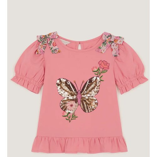 Monsoon Children Majica kratkih rukava za devojčice, Roze Cene