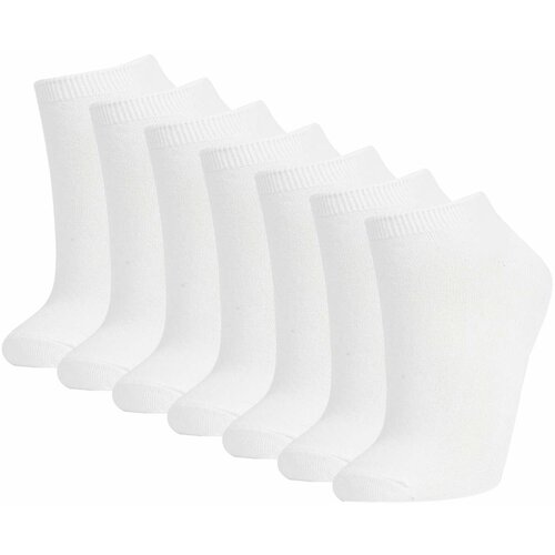 Defacto Women's Cotton 7-Pack Short Socks Cene