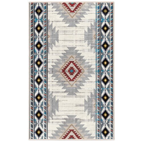 Mila Home pralna preproga 80x150 cm ethnic geo – Cene