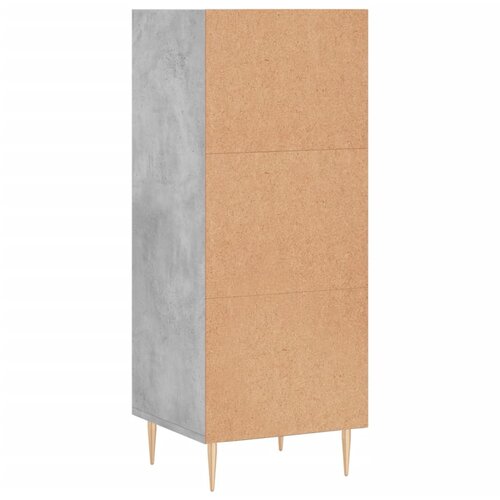  Komoda siva boja betona 34,5x32,5x90 cm od konstruiranog drva Slike