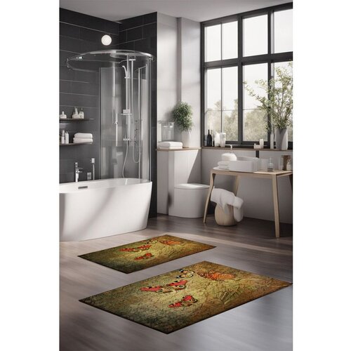  CT-5359 multicolor bathmat set (2 pieces) Cene
