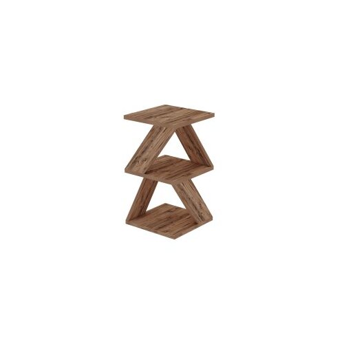 Hanah home Pomoćni stolić Albeni, 29,6x54,2x29,6 cm, Boja oraha Slike