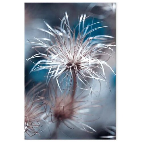  Slika - Plant in Blues (1 Part) Vertical 40x60 Slike