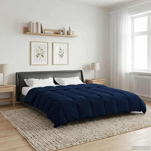  Zimska posteljnina Temno modra 220 x 240 cm Mikrovlakna, (5000284420) Cene