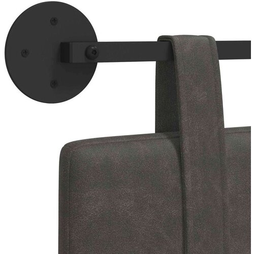  Držeće uzglavlje Zidne Crna 110 x 55 x 5 cm Antikni PU - Crna 100 cm bez LED Slike