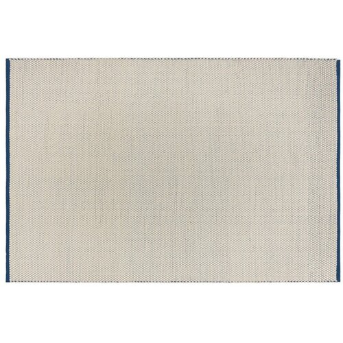 Noo.ma Modra/bež ročno tkana volnena preproga 200x300 cm Lenu &amp;ndash; Slike
