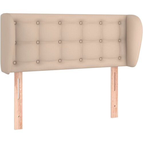  Uzglavlje s u&amp;scaron;ima boja cappuccina 103x23x78/88 cm umjetna koža Slike