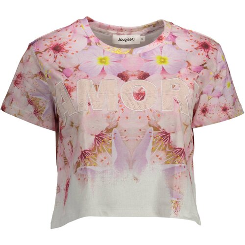 Desigual WOMEN&amp;amp;#39;S SHORT SLEEVE T-SHIRT PINK Slike
