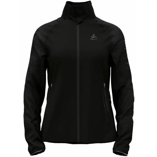 Odlo W ZEROWEIGHT PROWARM REFLECT JACKET Ženska jakna za trčanje, crna, veličina