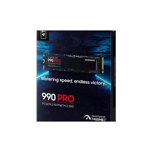Samsung SSD 990 PRO 4TBNVMe M.2,PCIe Gen 4.0 x47450MB/s read,6900MB/s write Slike