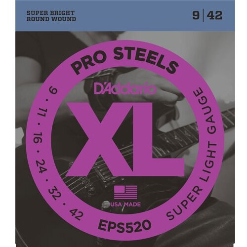 D'Addario EPS520 9-42 Pro Steels žice za električnu gitaru Cijene