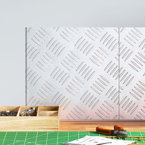 VidaXL Srebrna Aluminij 30 x 30 x 0.3 cm Neklizeći Stepenski nasloni Slike