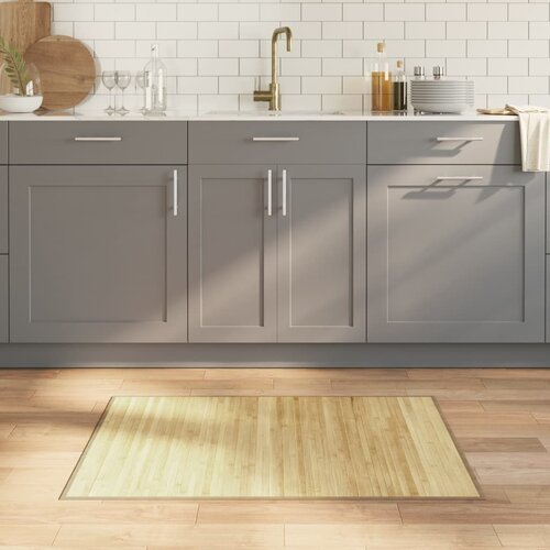 vidaXL Tepih pravokutni svijetli prirodni 70 x 100 cm od bambusa Cijene