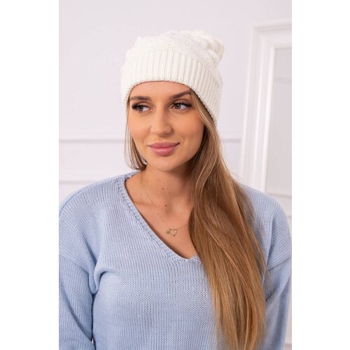 Kesi Leonia K342 ecru women&amp;#039;s cap Slike