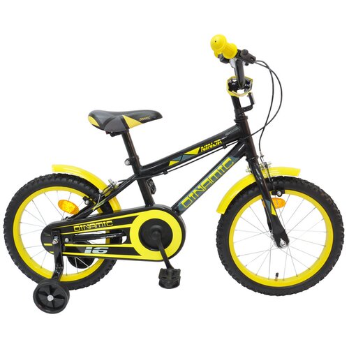 Dinamic Dječji bicikl BOY NINJA 16'' CRNO ŽUTI Cijene