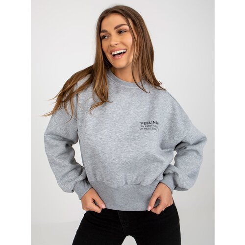Ex moda Sweatshirt-EM-BL-ES-21-521-1.93P-grey Slike