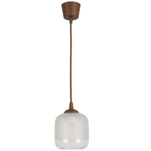 Brilagi LED luster na sajli RETRO GLASS 1xE27/60W/230V prečnik 14 cm braon/bela Cene