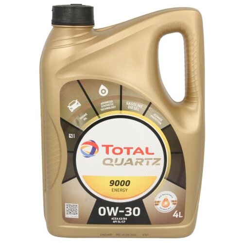 Total Motorno olje 9000ENERGY 4L 0W-30 A3-B4 Slike