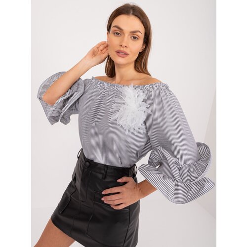 Italy Moda Blouse-DHJ-BZ-19006.91-white-black Slike