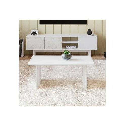 Hanah home Sto za dnevnu sobu Ravello White Marble Slike