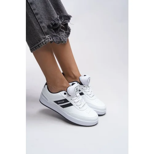 Riccon Zraudan Unisex Sneakers 001234 White Black