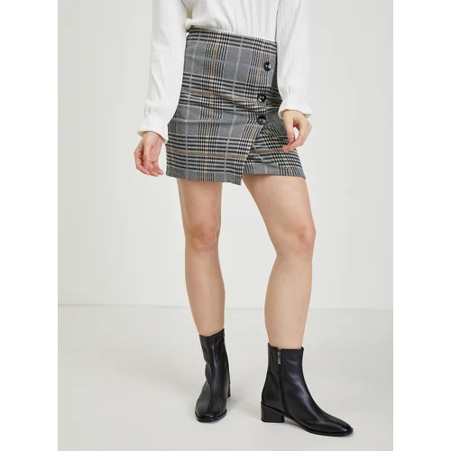 Orsay Grey checkered pencil skirt - Ladies