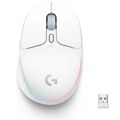 Logitech G705 Wireless Gaming Mouse Off-White Cene