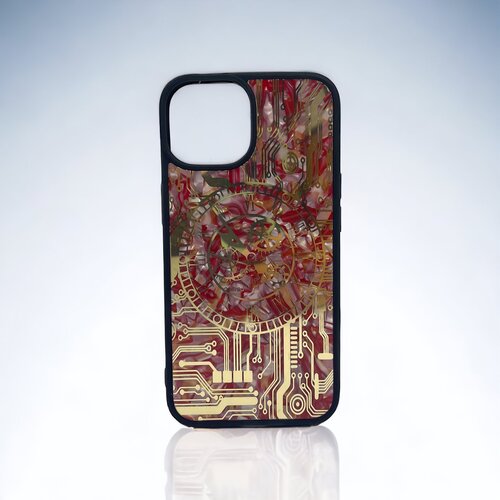  futrola mehanic mermer za iphone 14 pro (6.1) crvena Cene