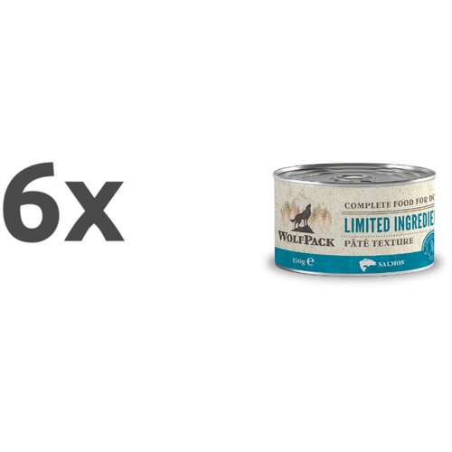 WolfPack Limited Ingredient Adult - losos 6 x 150 g Cene