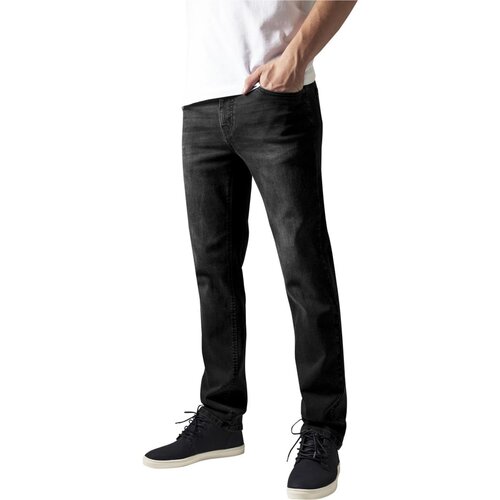 Urban Classics Stretch Denim Pants black washed Slike