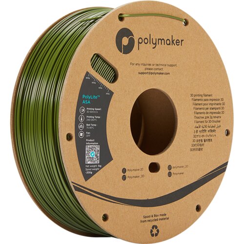 Polymaker polylite asa army green, 2.85 mm / 1000 g Cene
